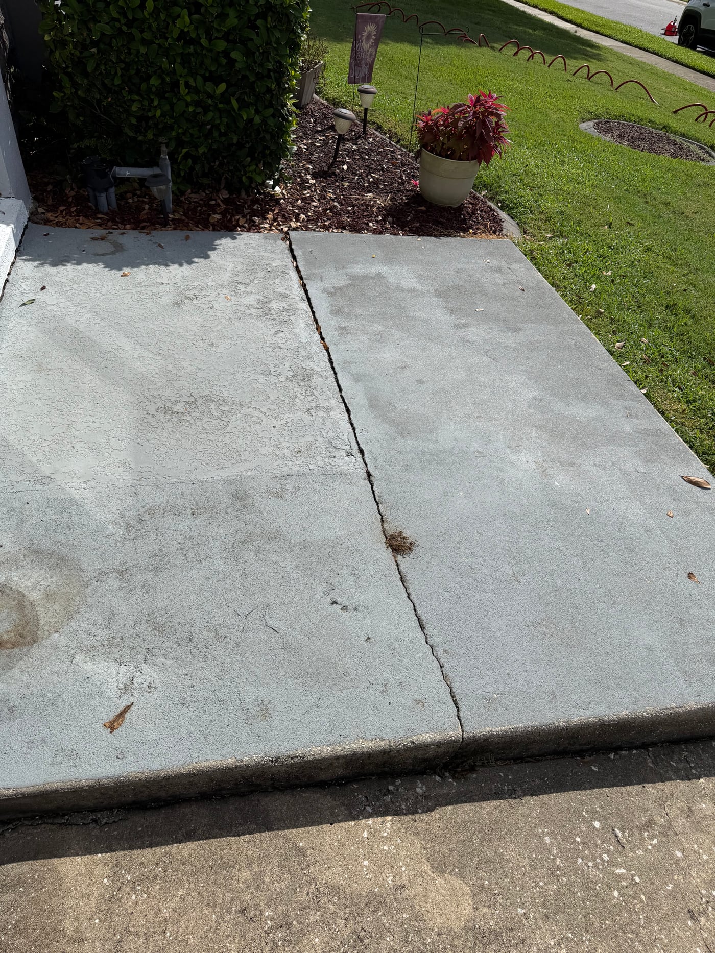 An outdoor space ready to enjoy, before cleaning