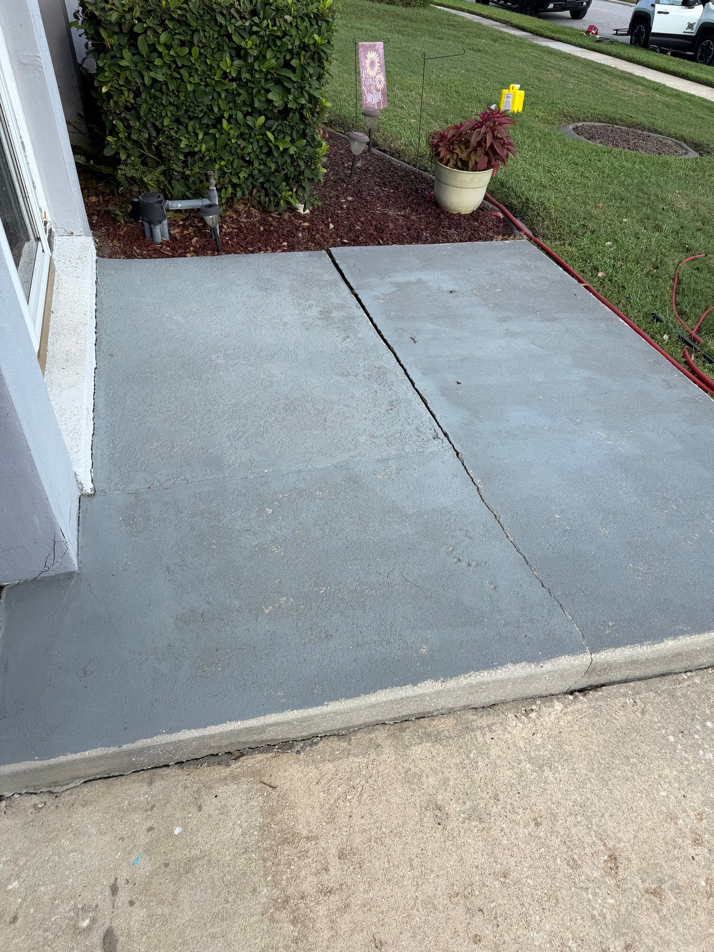 An outdoor space ready to enjoy, after cleaning